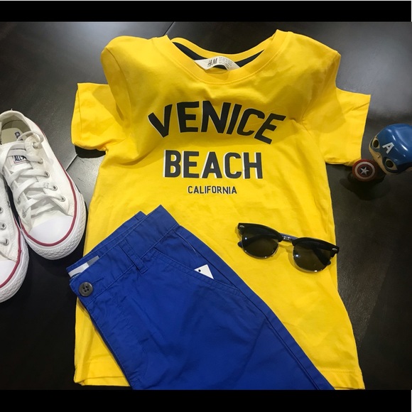 Bundle of 2 H&M T-shirt and Old Navy Shorts Boys - Picture 2 of 7
